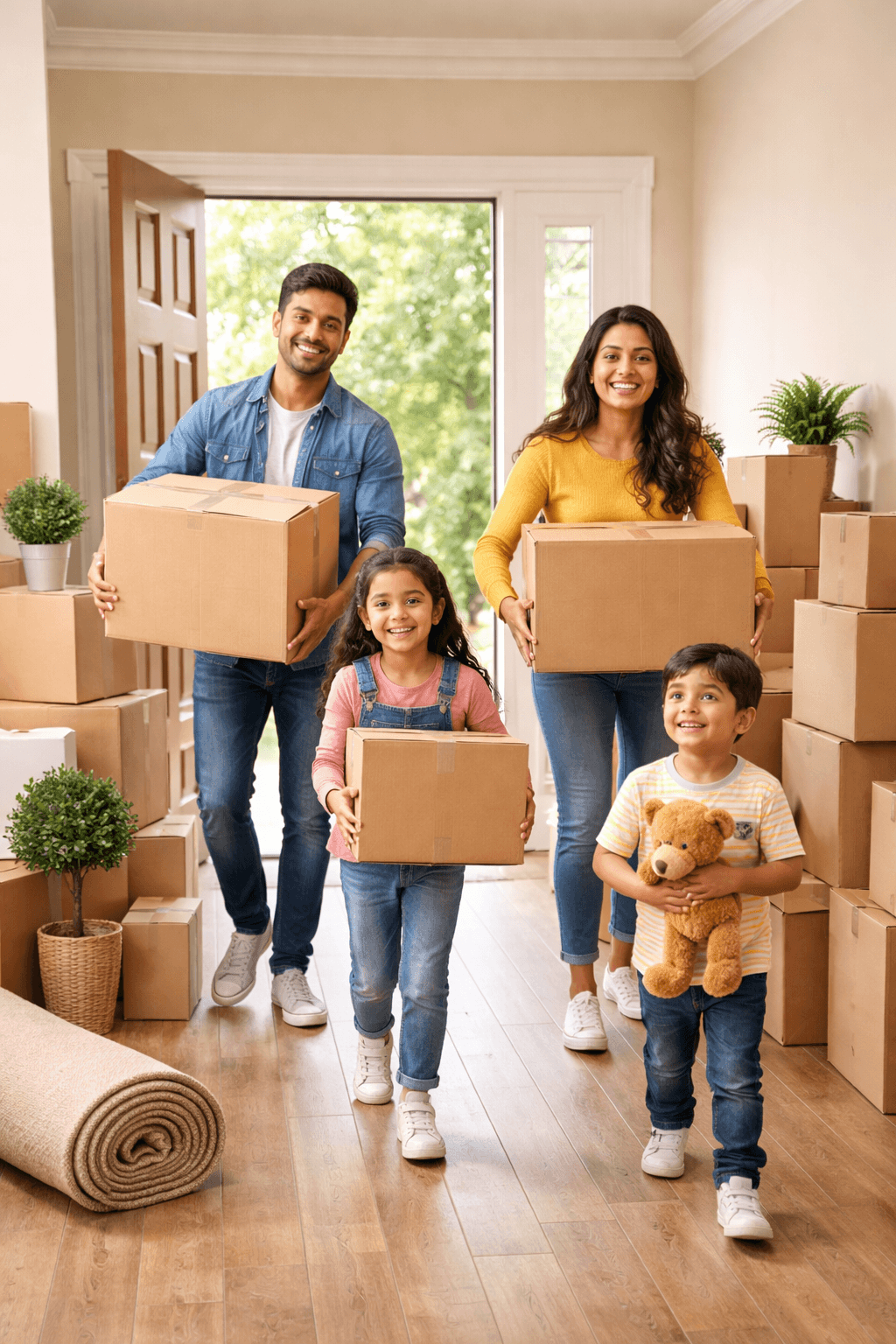 ShiftingSathi team members preparing a move